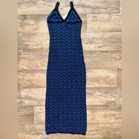 RARE!!! MANGO BLOGGER FAVE!!! Fitted Metallic Maxi Dress NWT - Picture 16 of 16